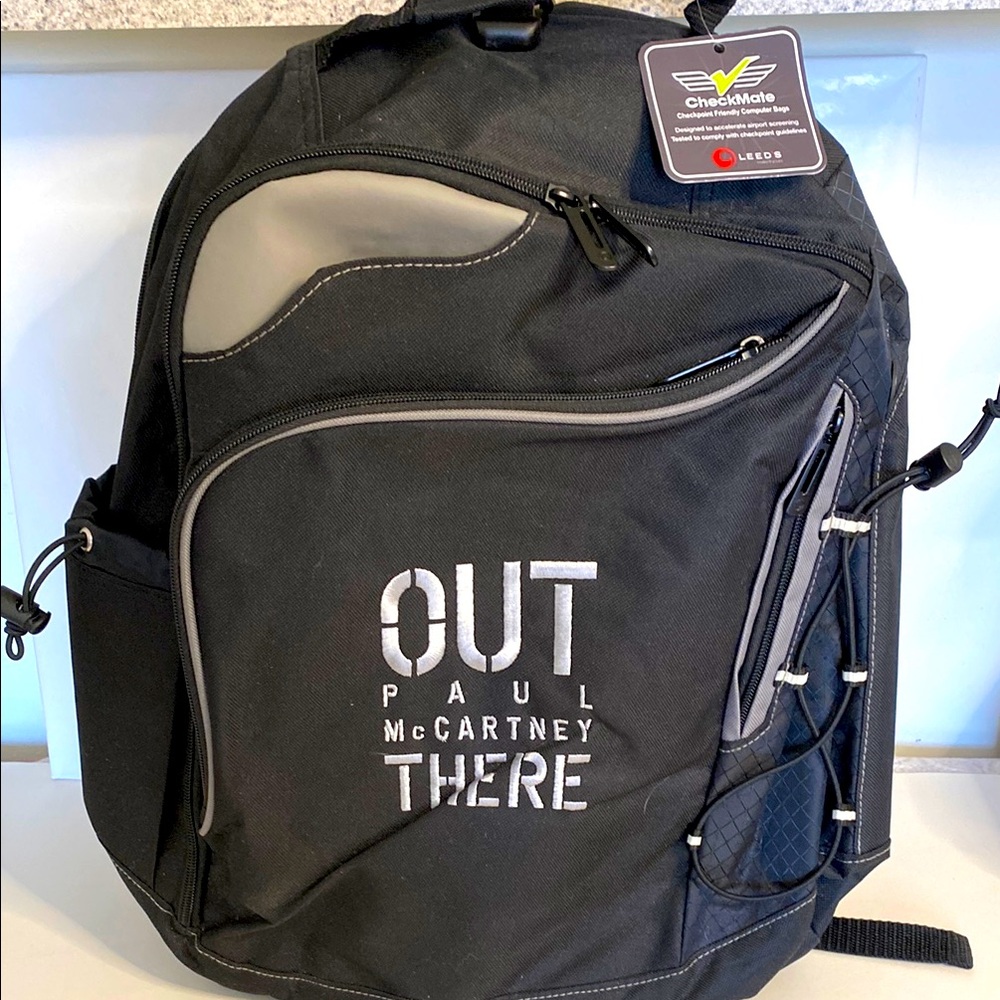 Paul McCartney OUT THERE Tour Backpack Computer Case Checkmate Leeds BEATLES